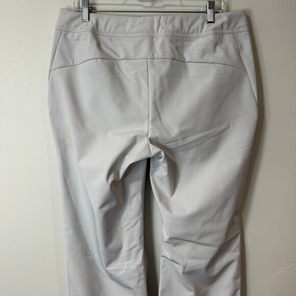 Obermeyer Womens Hillary Snow Pants Stretch Shell White 12 Short Waterproof Ski - Picture 8 of 15